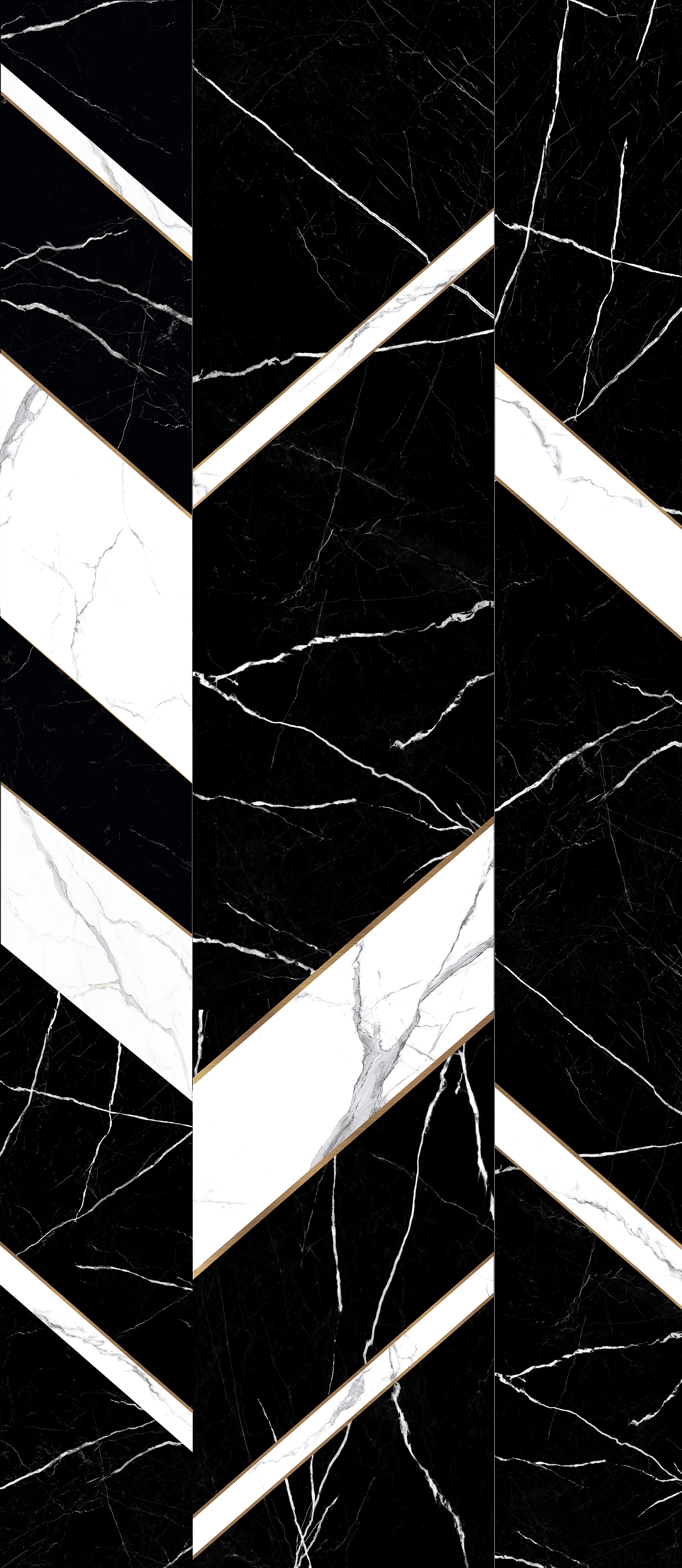 GEOMETRIC  CHEVRON MARBLE CM-3.21
