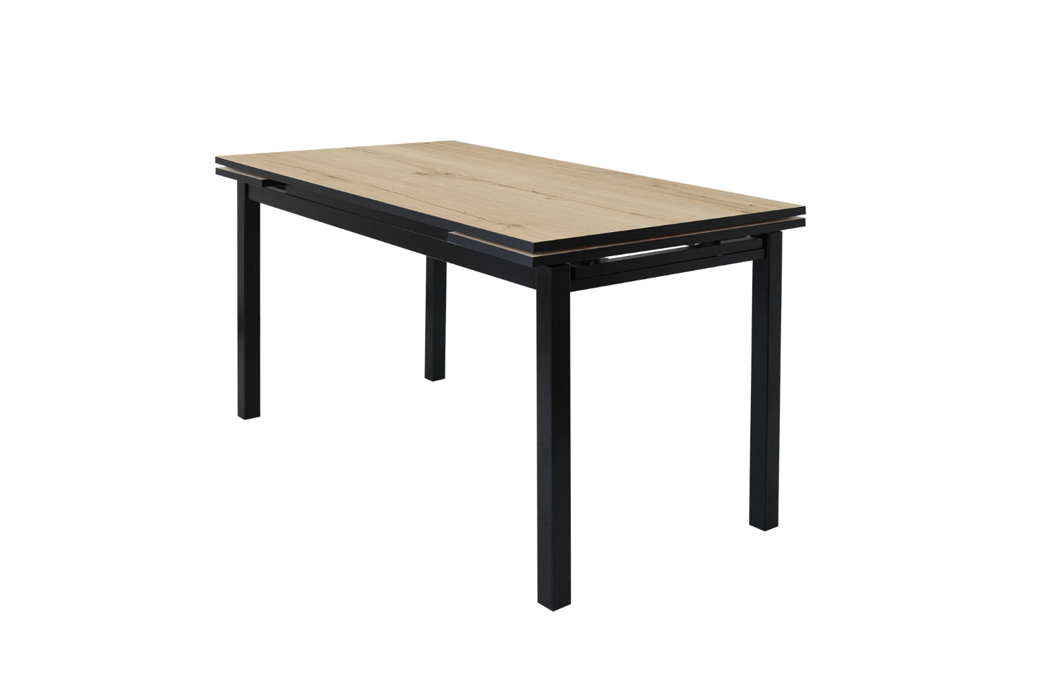 АЛЬДО Дуб каньон 190х80 черный