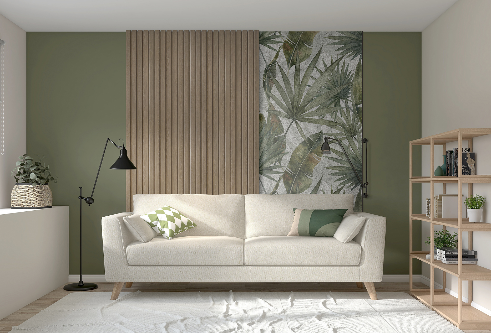 TROPICS PALM LEAVES JUNGLE TP-4.20